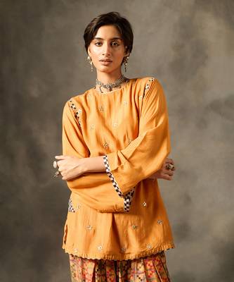 Shai co-ord set - orange 4