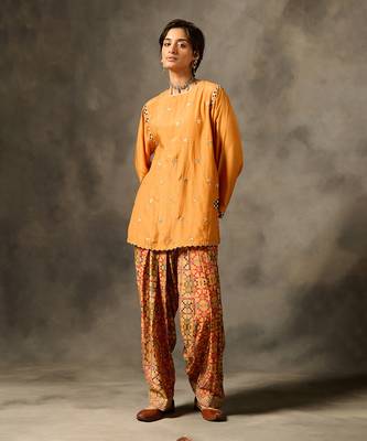 Shai co-ord set - orange 5