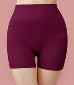 Trendmalls solid nylon soft skirts for women saree silhouette shape wear dress for shapewear