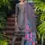 grey muslin embroidered dress material