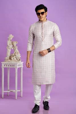 dark pink  digital print  on semi cotton straight kurta churidar without lining fabric 2