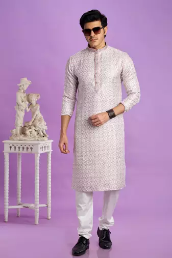 dark pink  digital print  on semi cotton straight kurta churidar without lining fabric