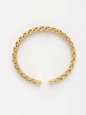  men's gold-plated stainless steel cuff bracelet 4