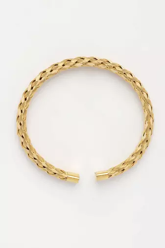  men's gold-plated stainless steel cuff bracelet