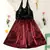 Saka designs black maroon combo lehanga with sequence work choli for girls 2 pcs set (6 months to 5 years)