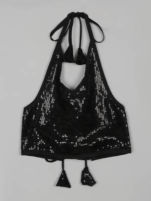 Saka designs black maroon combo lehanga with sequence work choli for girls 2 pcs set (6 months to 5 years) 2