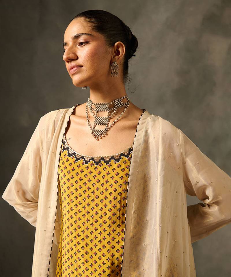 Damini co-ord set - yellow