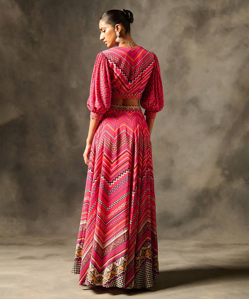 Safar lehenga set - pink