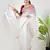 Aakar white linen saree with unstitched blouse piece