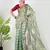 Aakar green multi color tissue saree with unstitched blouse piece