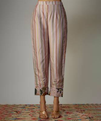 Lilac viscose printed co-ord set 4