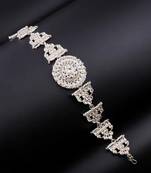 Exquisite pearl and gold bridal headpiece