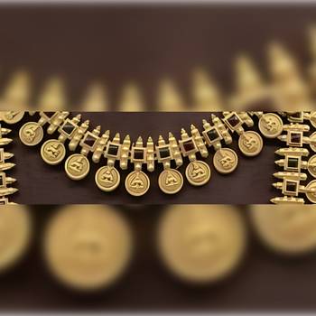 Exquisite gold-plated ethnic coin statement Necklace :: set 2