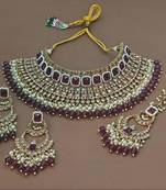 Exquisite pearl and jewel-encrusted bridal jewelry set wine
