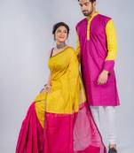 Dil vil pyar byar- kurta & saree couple set