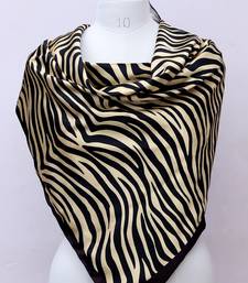 women's stylish square satin trendy digital printed fashion head neck scarf stole wrap hijab dupatta