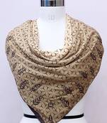 women's stylish square satin trendy digital printed fashion head neck scarf stole wrap hijab dupatta