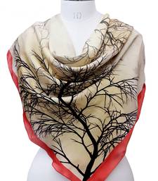 women's stylish square satin trendy digital printed fashion head neck scarf stole wrap hijab dupatta