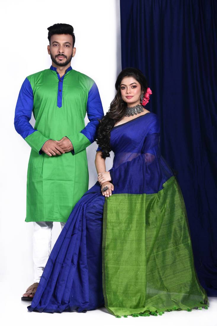Amar tumi- kurta & saree couple set