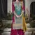Turquoise Chinon Embroidered Party Wear Salwar Kameez