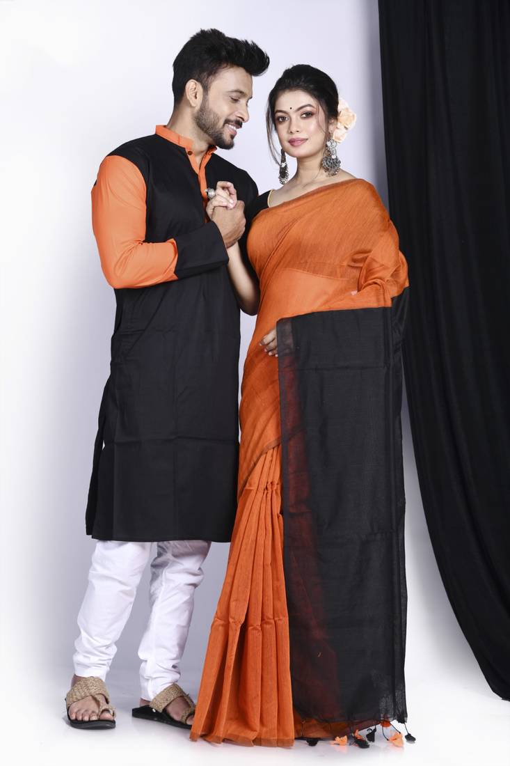 Dil se- kurta & saree couple set