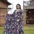 Multy beautiful georgette fabric abstract printed partywear gown with dupatta