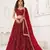 Maroon Glamorous Heavy Embroidery Work Wedding Reception Wear Bridesmaid Lehenga