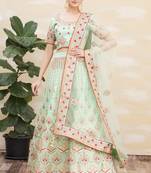 Liril Silk Fabric Heavy Adorable Wedding Ceremony Lehenga Set