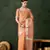 Wevon jacquard peach khadi organza festive saree