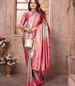 Green Banarasi Chaturi Silk Saree