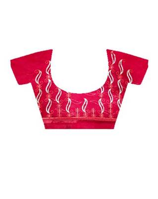 Red girlie butterfly net c stylish resham embroidered partywear saree 5