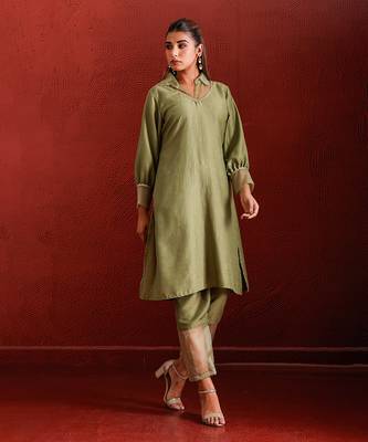 Olive green suit 2