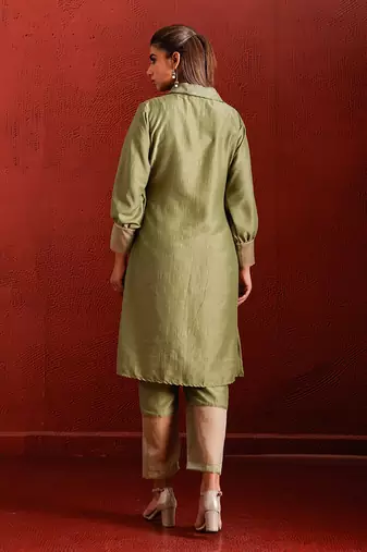 Olive green coord set