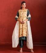 Teal yellow 4-in-1 styling set