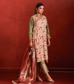 Green And Peach peach 4-in-1 styling set