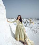 Pista coton dress for graceful party dress for girlie looks