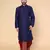 Men's blue silk kurta