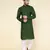 Men's mint green art silk kurta