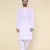 Men's white cotton kurta