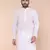 Men's cream cotton kurta