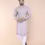 Men's multi colour cotton silk kurta