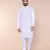 Men's white cotton kurta