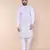 Men's white cotton kurta