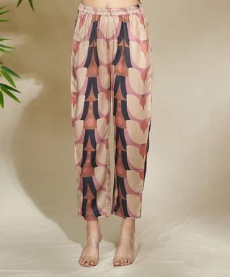 blush rose Floral Printed Linen kurta & pant 5