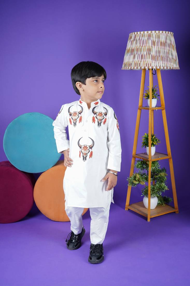 Bull printed kurta pant