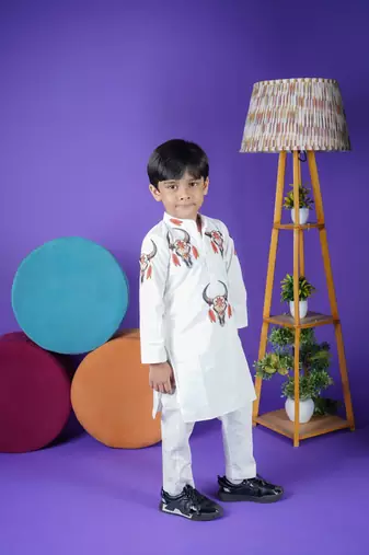 Bull printed kurta pant