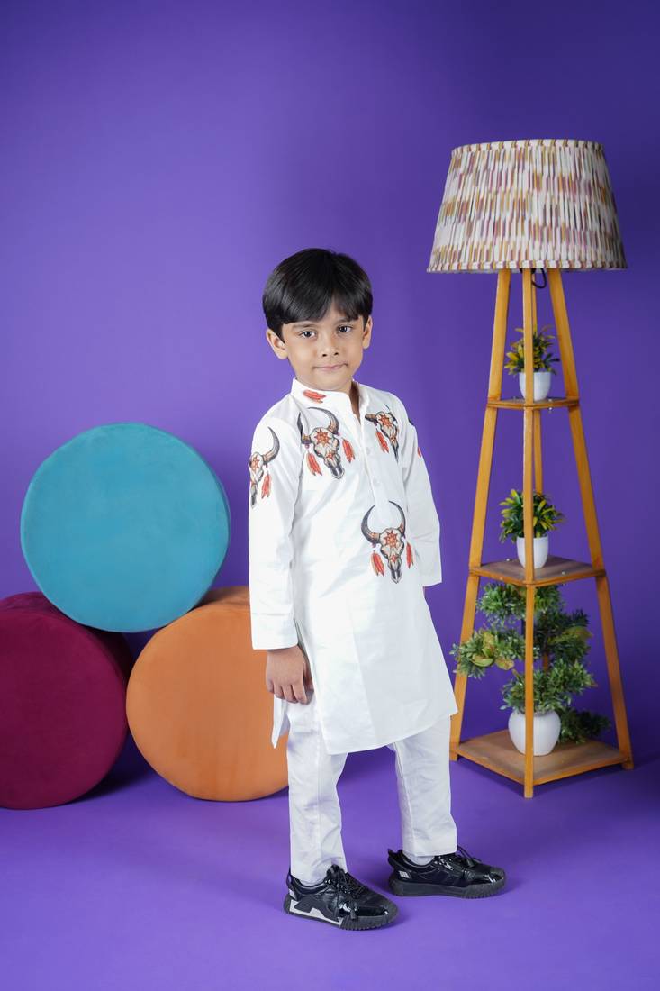 Bull printed kurta pant