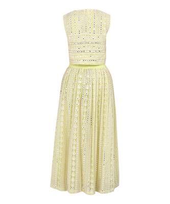 Chikankari with faux mirror blouse and lehenga with soft net dupatta (detailed with faux mirror lace) 2