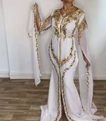 White Wedding Kaftan for Women