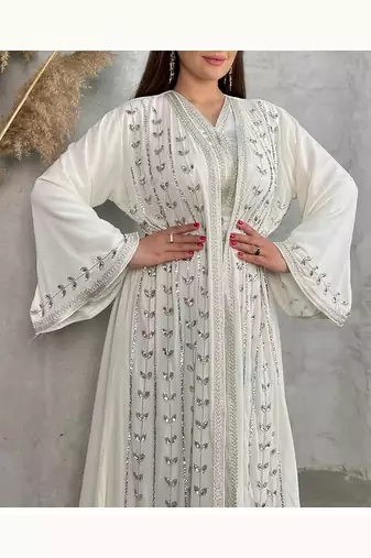 Sale Dress Moroccan Dubai Kaftan Wedding Bridesmaid African Abaya Gown Women Dress 294